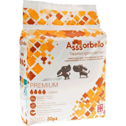 Asssorbello Pelene za štence Premium, 10 kom - 60 x 90 cm Cene