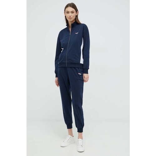 Fila Homewear pamučna trenirka za žene, boja: tamno plava Slike