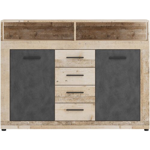 MID.YOU KOMODA, antracit, barve hrasta Cene