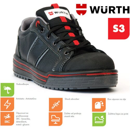 Wurth bezbednosna patika Sneakers , plitka, S3 Cene