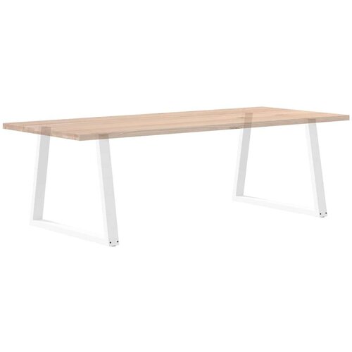  Noge blagovaonskog stola V-oblika 2 kom bijele 100x(72-73 3) cm Slike