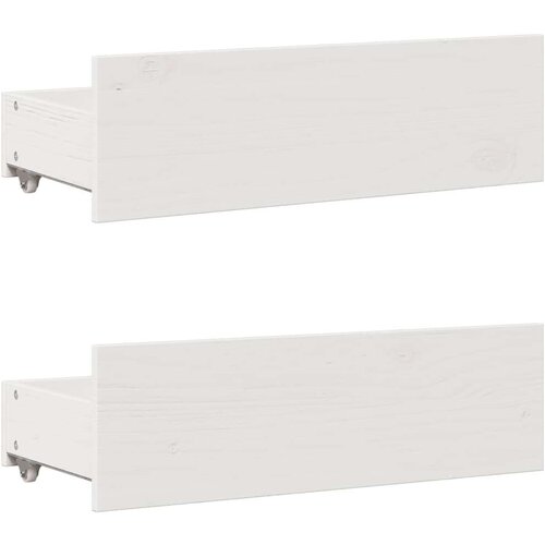 vidaXL Posteljni okvir brez vzmetnice s predali 140x200 cm borovina Cene