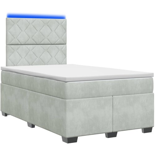  Boxspring krevet s madracem Svjetlosiva 120 x 190 cm Bar&amp;scaron;un Slike