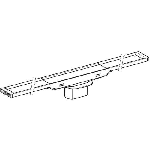 Geberit tu&amp;scaron; kanaleta CleanLine20, 30-90 cm, elektropolirano nerjavno jeklo, &amp;scaron;četkano nerjavno jeklo, 154.450.KS.1 Slike