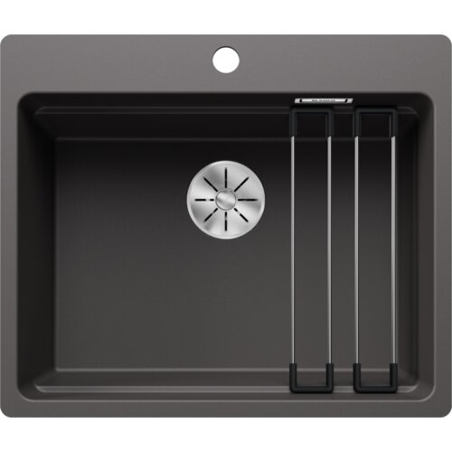 Blanco sudoper ETAGON 6-F InFino SILGRANIT pribor inox nosači, bez dalj.upr. - KAMENO SIVA Cijene