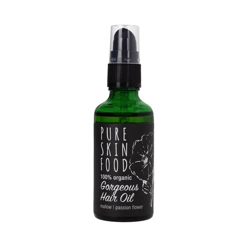 Pure Skin Food organic gorgeous hair oil mallow - passion flower Slike