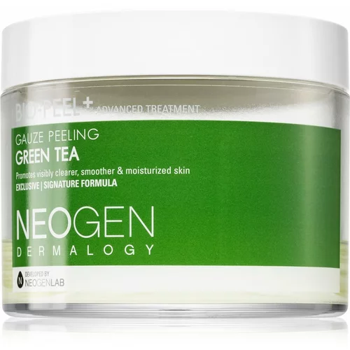 NEOGEN Dermalogy Bio-Peel+ Gauze Peeling Green Tea blazinice za piling lica za sjaj i hidrataciju 30 kom