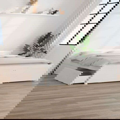  Za krevet s ladicama bijeli 140 x 190 cm Cene