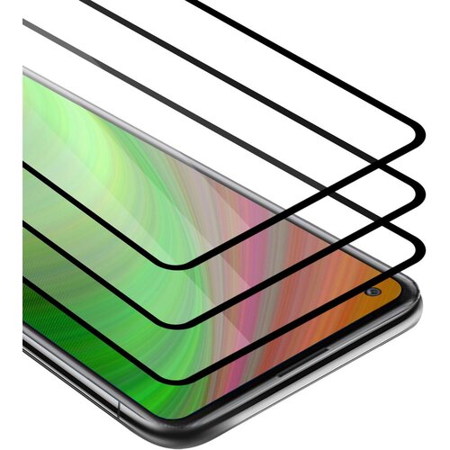 Cadorabo Xiaomi RedMi 10X 4G - Za&scaron;čitna folija v transparentno s čarno - 3-pack Kaljeno steklo za za&scaron;čito zaslona s trdoto 9H in 3D dotikom, (20548244) Cene