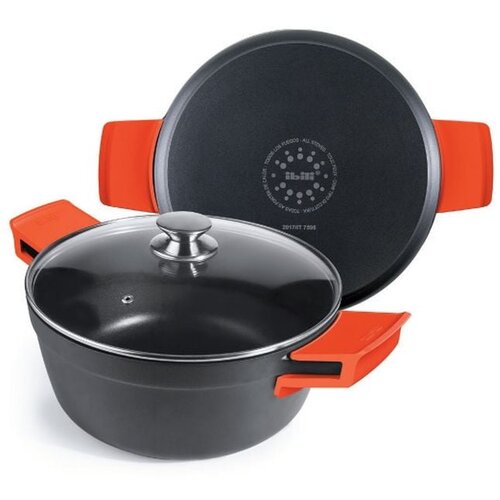 Ibili Visok lonec s steklenim pokrovom Excellent Titanio 32 cm Cene