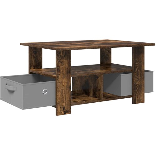  Kava Stol Dimljeni hrast 77 x 55 x 42 cm Konstruirano drvo Slike