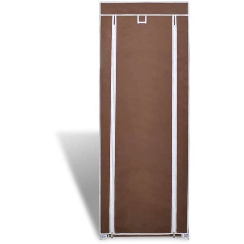 Maison Chic Omarice za obutev - Kopa za čevlje iz Blaga z Vrati 57 x 29 x 162 cm Rjava barva, (21776396) Slike