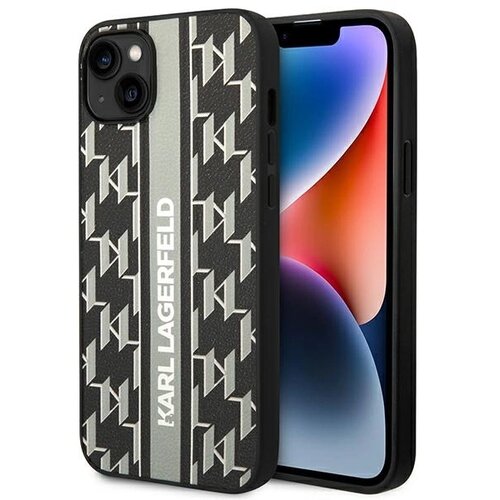 Karl Lagerfeld MONOGRAM STRIPE OVITEK ZA IPHONE 14 PLUS SIVA, (21897482) Cene