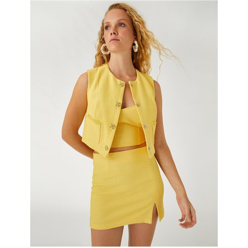 Koton Skirt - Yellow - Mini Cene