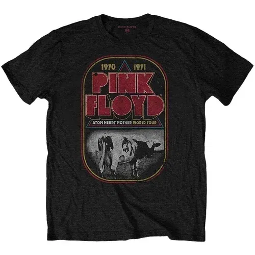 Pink Floyd Košulja Atom Heart Mother Tour Unisex Black S