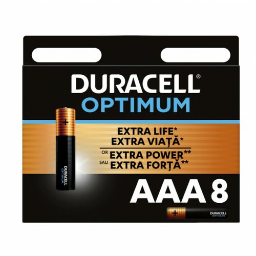 Duracell alkalne baterije AAA EL_DUR-OPT-LR03/BP8 Slike