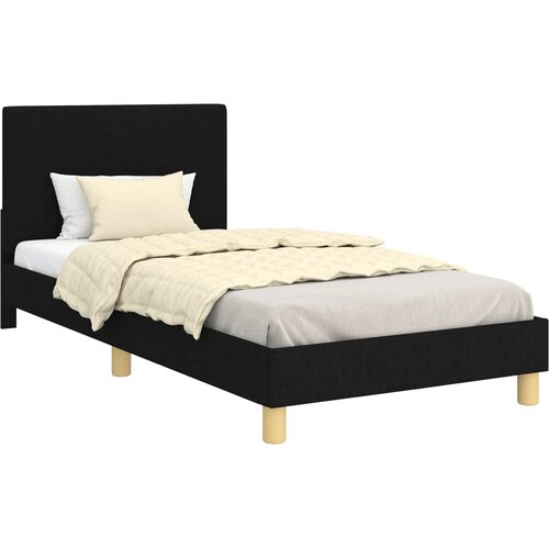  za djecu s uzglavljem Crna 80 x 200 cm tkanina Slike