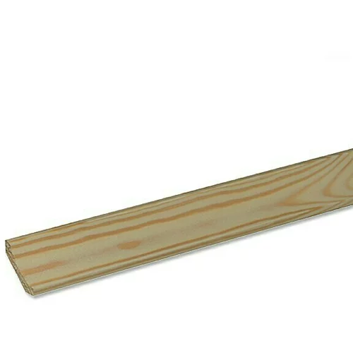  Užljebljena kutna lajsna (2,4 m x 2,9 cm x 2,9 cm, Neobrađeno, Smreka-bor)