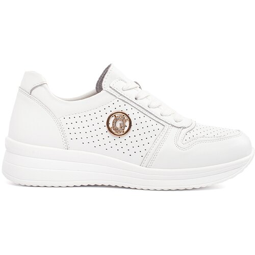 GOODIN White sneakers made of natural leather Slike