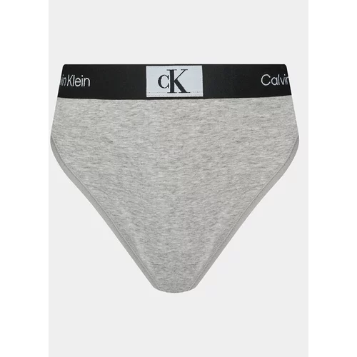 Calvin Klein Underwear Braziljske spodnje hlačke High Waist Brazilian 000QF7223E Siva