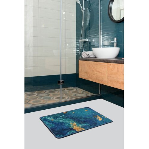 Lessentiel Maison modro-zlata kopalni&scaron;ka preproga 60x40 cm marbling - foutastic Cene