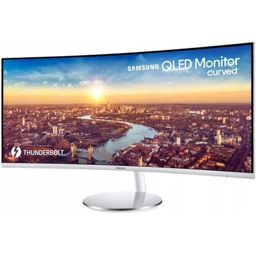 Samsung 34” UWQHD Zakrivljeni MonitorVA,4ms,300cd,100Hz,Thunderbolt3 Daisy Chain,HDMI,DP,USBx2,Spe,HAS,Bije