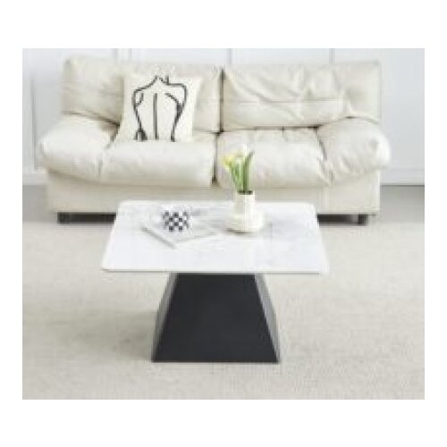 Arti Klub sto CT 6050 Bela keramička ploča/drvo metalno postolje 600x600x480mm ( 800-617 ) Cene