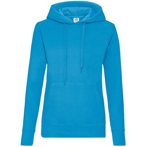 Fruit Of The Loom Niebieska bluza z kapturem Hooded Sweat Slike