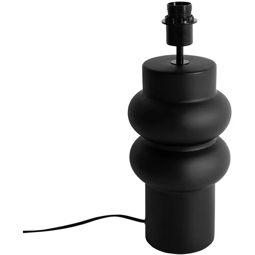 QAZQA Dizajnerska namizna svetilka črna keramika 17 cm brez senčnika - Alisia
