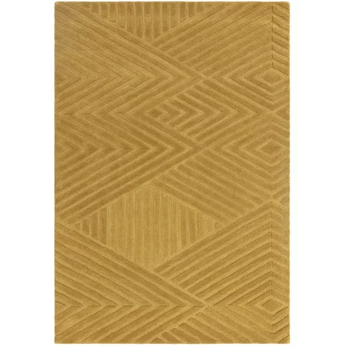 Asiatic Carpets Oker rumena volnena preproga 120x170 cm Hague –