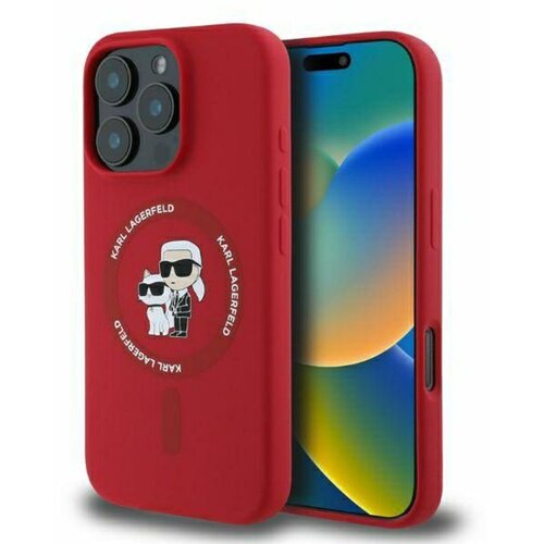  TPU Karl Lagerfeld maska za iPhone 16 Pro Max KLHMP16XSCMKCRHR Slike