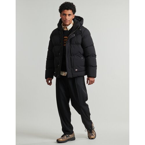Dickies Puhovke EAGLEVILLE HOODED PUFFER Črna Slike