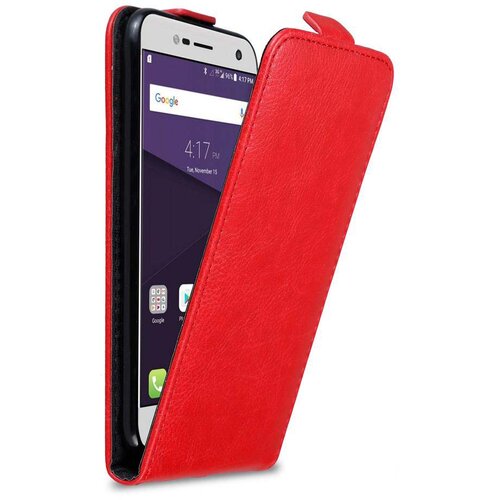 Cadorabo Ohi&scaron;je, združljivo z ZTE Blade V8 MINI v rdeče jabolko - Za&scaron;čitni ovitek v obliki flipa z magnetnim zapiranjem, (20559269) Cene