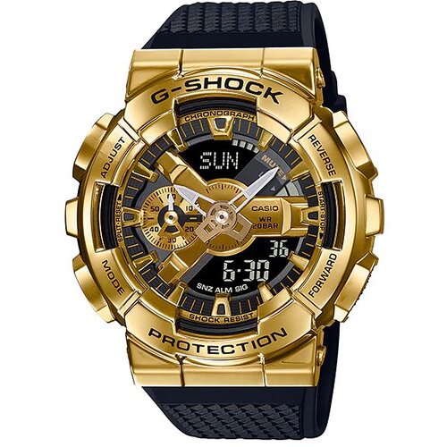 Casio Mu&amp;scaron;ki sat G-Shock GM-110G-1A9, Crno-zlatni Slike