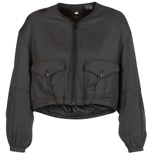 G-star Raw Jakne RACKAM OS CROPPED BOMBER Črna