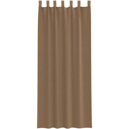 Voile zavjese s petljama 2 kom svijetlosmeđe 140x260 cm Slike