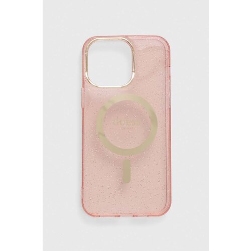 Guess gUHCP14XPSASBPI usnjen ovitek za iPhone 14 Pro Max - roza Cene