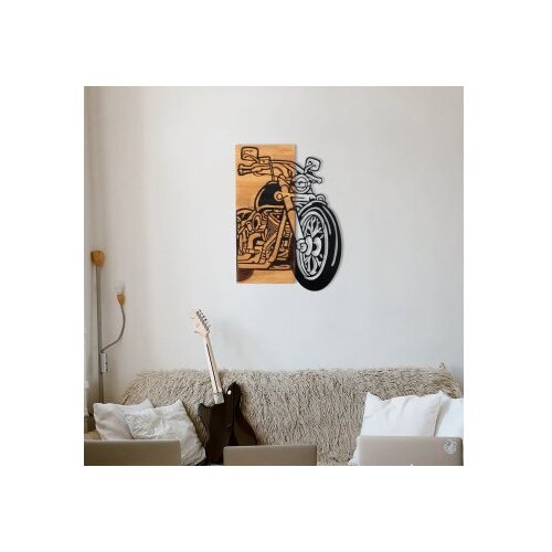Wallxpert dekorativni drveni zidni pribor chopper 2 Slike