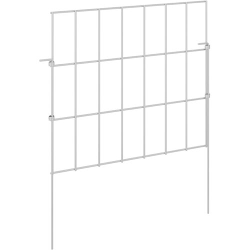 vidaXL Ograja za vrt z žeblji 24 pcs 35 x 30 cm Mesh Pocinkano jeklo, (5000301290) Cene