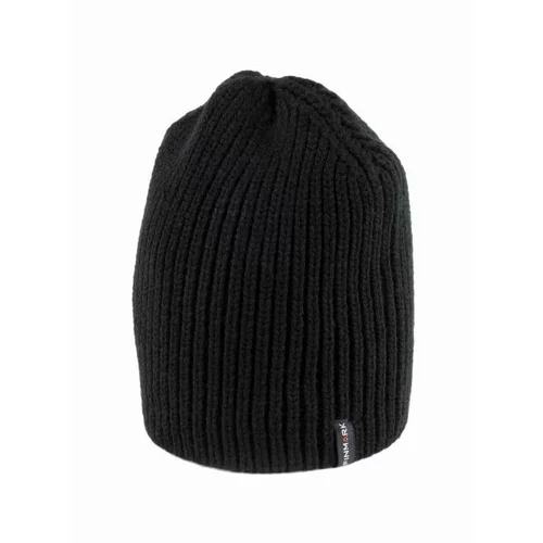 Finmark zimska kapa Zimska pletena kapa, crna, veličina