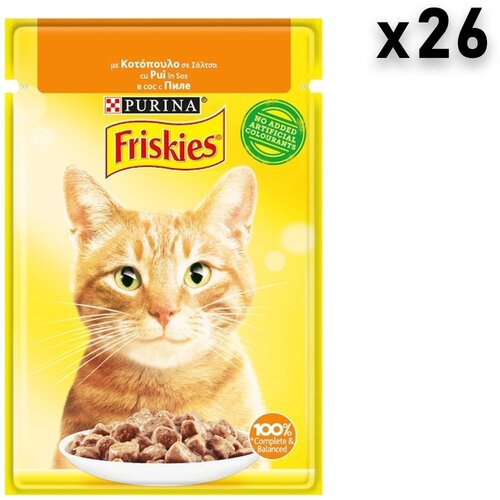 Friskies sos za mačke, piletina, 26x85g Slike