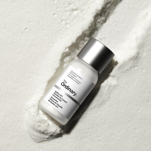 The Ordinary Sulfur 10% Powder-to-Cream Concentrate lokalna nega proti aknam 5 g Slike