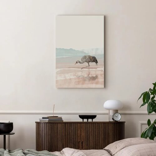  Slika - Crane in the Morning (1 Part) Vertical 40x60 Premium Print Slike