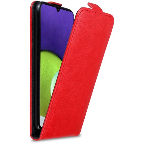 Cadorabo Ohi&scaron;je, združljiv s Samsungom v Apple Red - Za&scaron;čitni pokrov v zasnovi Flip z magnetnim zapiranjem, (20617267) Cene