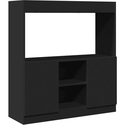 Maison Chic Visoka omara - Komoda - Predalnik črna 92x33x100 cm inženirski les, (21720175) Cene