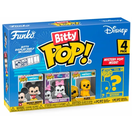 Funko Blister 4 figures Bitty POP Disney Mickey