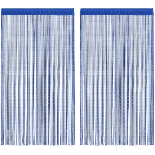 Furnova Zavese iz nitk 2 kosa 100x250 cm modre barve, (21917856) Cene
