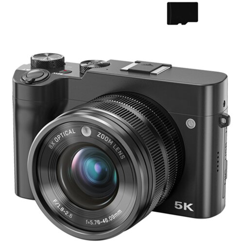 INF Digitalni fotoaparat DC209X z optičnim zoomom in 32 GB TF kartico Black, (22105475) Cene