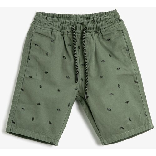 Koton Shorts - Green - Normal Waist Cene