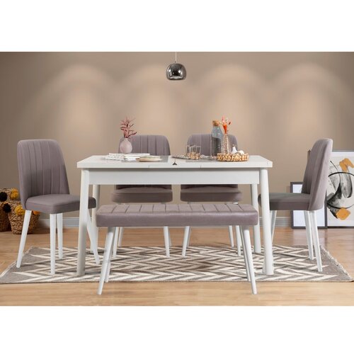  Trpezarijski sto i stolice santiago white grey Cene